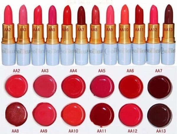 

epacket new makeup lips 3g cinderella lustre lipstick12 different colors