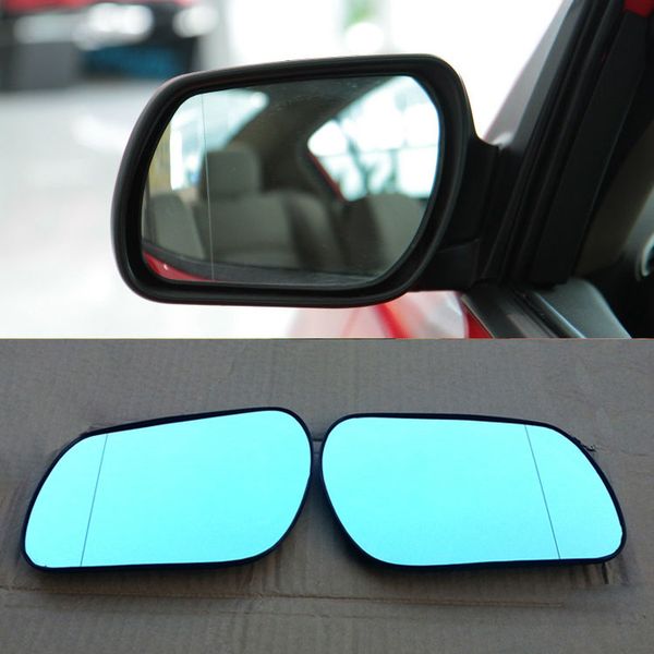 

hd car rearview mirror wide-angle hyperbolic blue mirror arrow led steering light for mazda 3
