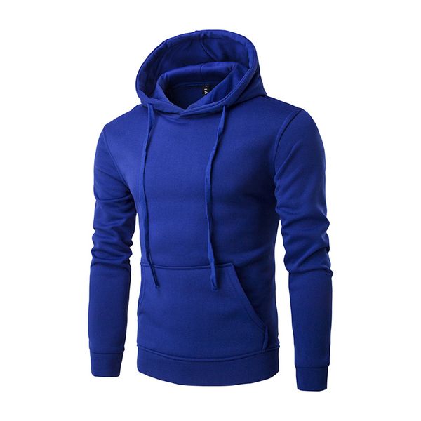 

Pure Cotton Solid Men's Hooded Fleece Hoodie sweatshirt Simple Brand Casual Hoodies Men Long Sleeve Mens Hoodie M-XXL
