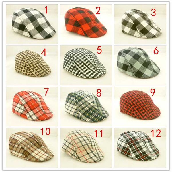 

Kid boy girl wallow gird beret cap toddler children 039 flat cabbie hat cotton un cap mixed 12colour