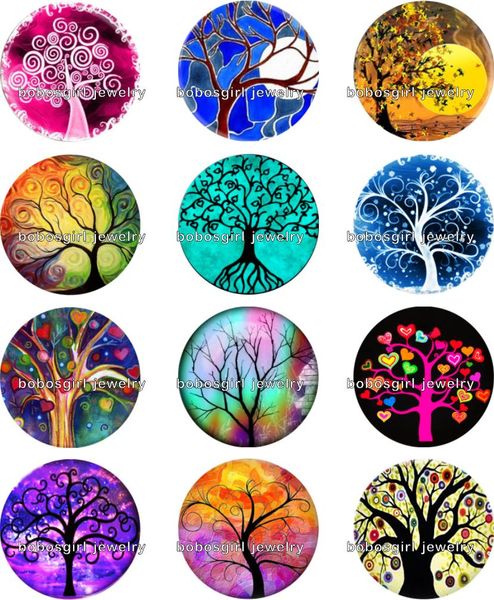 

tree snap button jewelry charm popper for snap jewelry good quality 12pcs / lot gl250 jewelry making, Crystal