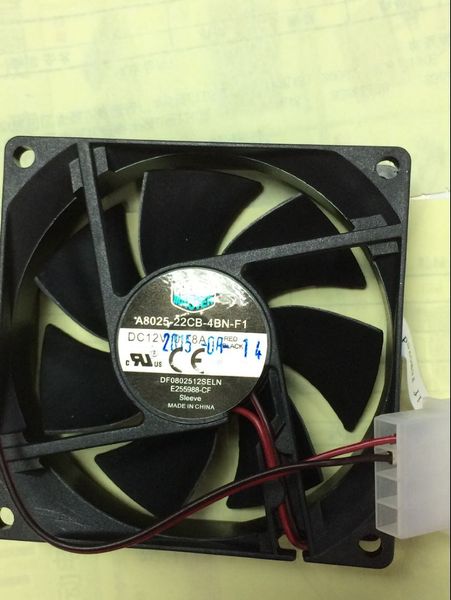 CoolerMaster A8025-22CB-4BN-F1 12 в 0.18 A 8 см 8025 2-проводной немой вентилятор охлаждения