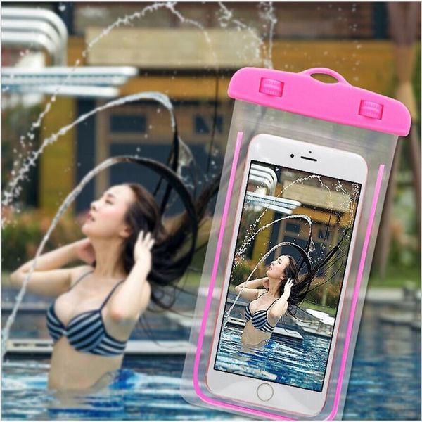 

waterproof pouch bag promotion clear dry case cover for cell phone iphone 4/5/6 samsungs3/4/5 huawei xiaomi wholesale