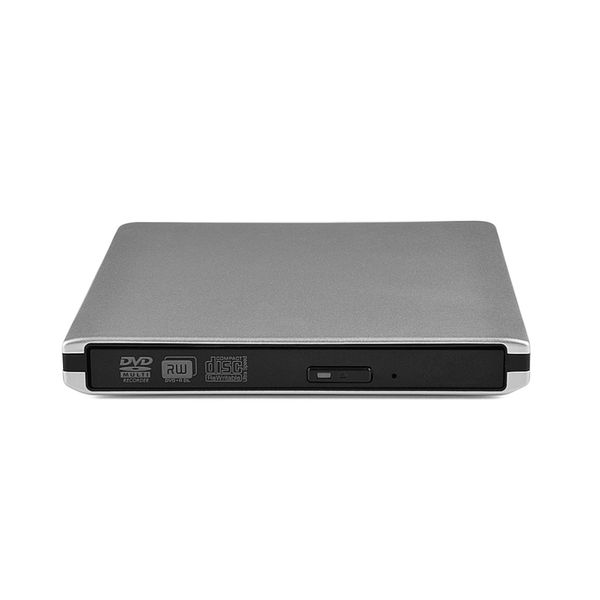 Freeshipping USB3.0 DVD RW Slim 5.0Gbps CD / DVD-RW gravador de DVD externo unidade de 50-60Hz todo o ABS Em estoque!