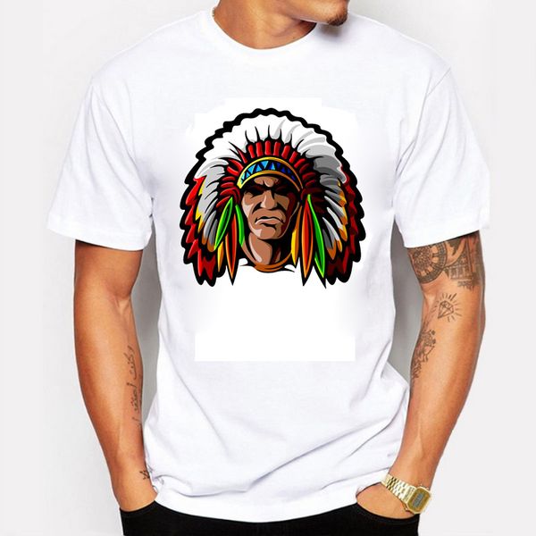 

Новый летний американский индийский дизайн мужская футболка классический повседневная колледж стиль прохладный мода топы с коротким рукавом тренажерный зал мужчины тис рубашки