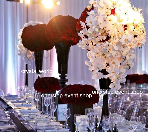 Latest Flower Vase For Wedding Walkway Decoration Mental Flower