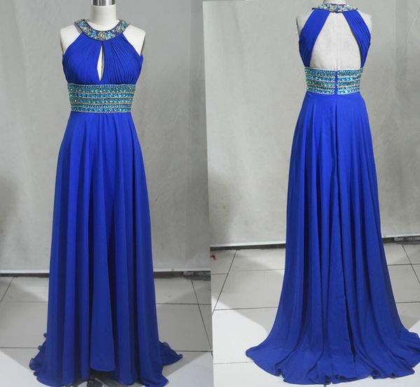 

холтер шеи бисером кристалл длинные шифон вечернее платье 2016 спинки вечерние платья со складками длина пола, Black;red