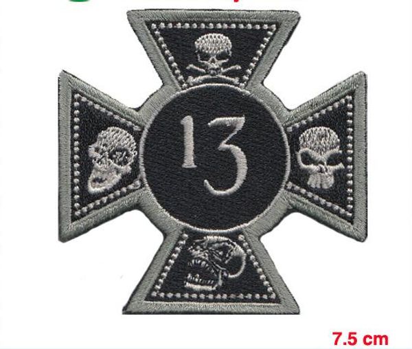 

Specialised wholesale computer embroidery patch & badge cool patch free shipping hot cut border Iron on welcome customized logo