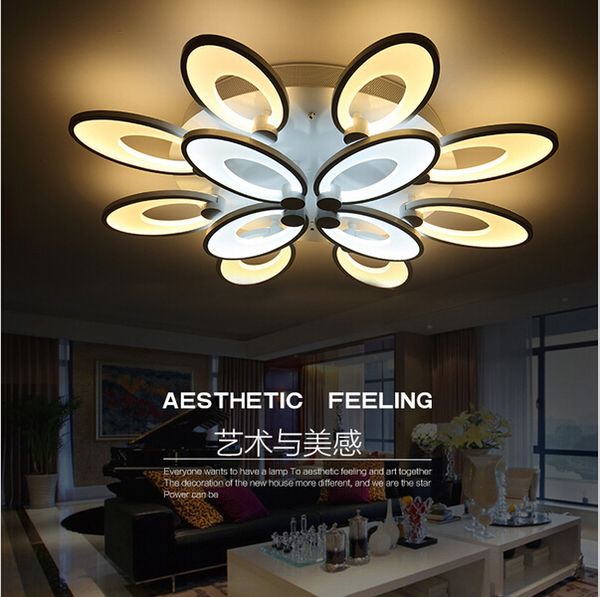 

modern minimalist acrylic ceiling lights butterfly led ceiling light fixture living room bedroom home indoor decoration 4/6/9/12/15 heads