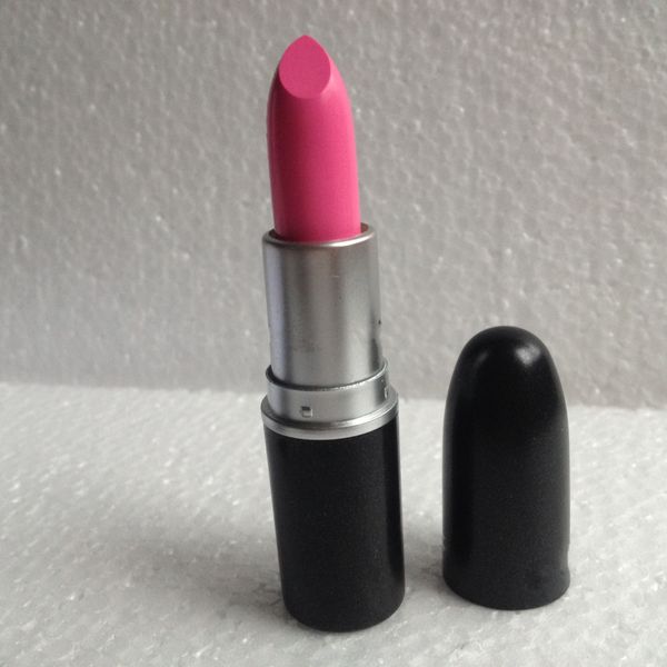 

silver tube makeup neon pink lipstick 3g a02 color