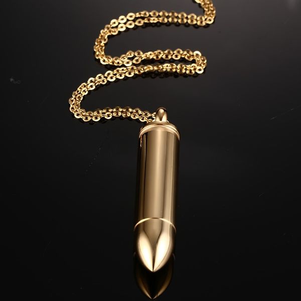 

promiste necklace pendant bullet metal steel stainless friends jewelry qxnux