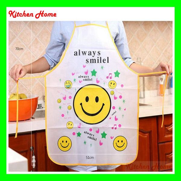 

waterproof oilproof kitchen apron pinafore without sleeve lovely cute multi cartoon designs for lady cooking pvc material