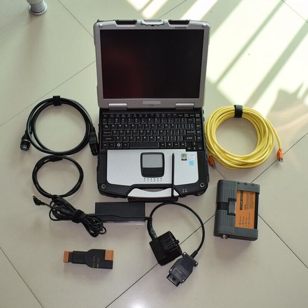 Per BMW ICOM A2 B C Strumento di programmazione diagnostica con HDD da 1000 GB Laptop CF30 touch screen sistema Windows 10