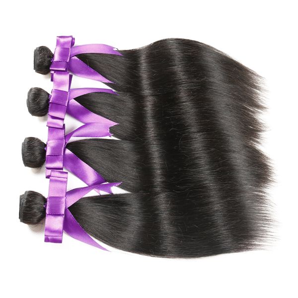 Cheap 9a Indian Virgin Hair Straight Bobbi Boss Remi Weave 1b 100