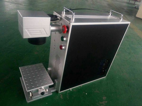 

20w portable metal fiber laser marking machine with laptop