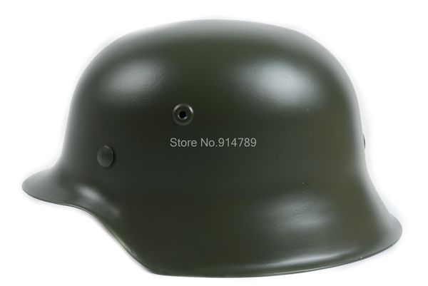

wholesale- german elite wh army m42 m1942 steel helmet green -35360, Silver