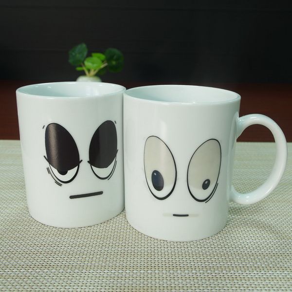 DHL Gift Items White Big Eyes Ceramic Magic Heat Sensitive Color Changing Coffee Mug Tea Cups Plastic Mugs Popular Coffee Mugs From Romanda $249 25 DHL Gift Items White Big Eyes Ceramic Magic Heat Sensitive Color Changing Coffee Mug Tea Cups Plastic Mugs Popular Coffee Mugs From Romanda $249 25
