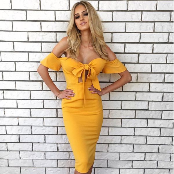 

Womens Ladies Sexy Off-Shoulder Evening Cocktail Party Dress Clubwear