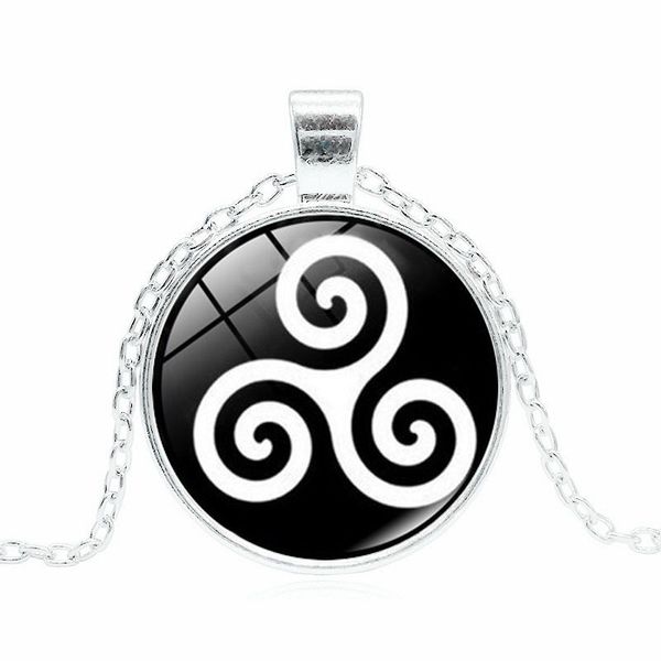 

factory price teen wolf necklace triskele triskelion allison argent necklaces & pendants handmade, Silver