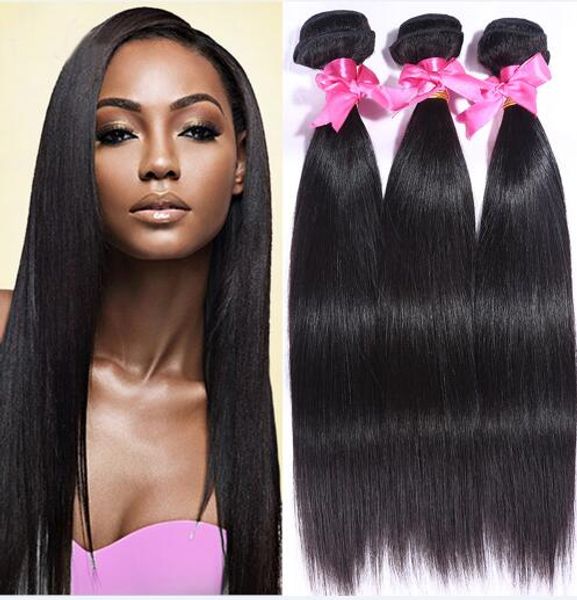 Peruvian Straight Hair Weaves 8a High Quality 100 Unprocessed