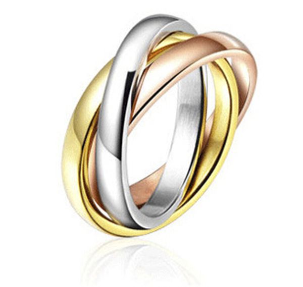 

three colors alloy rings for women men korean style wholesale christmas party gift, Silver