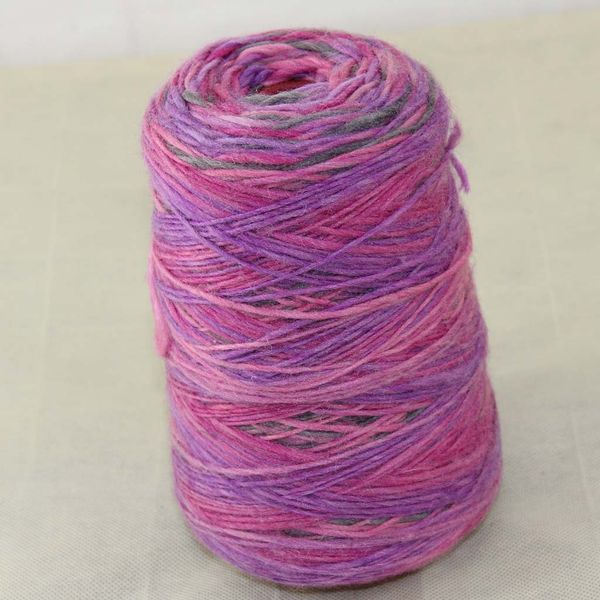 

lot of 1 pieces x 500g hand coarse knitting scores wool yarn colorfu score segment dyed fancy baby hats scarves 522-5802 pink grey, Black;white