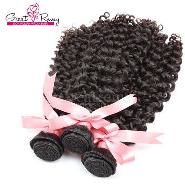 

100 cambodian human hair weave double weft extensions 8 30 unprocessed remi hair 3pcs natural color dyeable 7a curly wave hair extension, Black