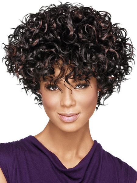Hot Selling Afro Curly Hair Cute Kinky Curly Shorts Hairstyle Wigs