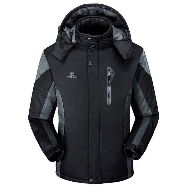 

Winter Mens Jackets Waterproof Soft Shell Snowboard Outerwear for Men Fleece Warm Thick Jacket Coat For Male
