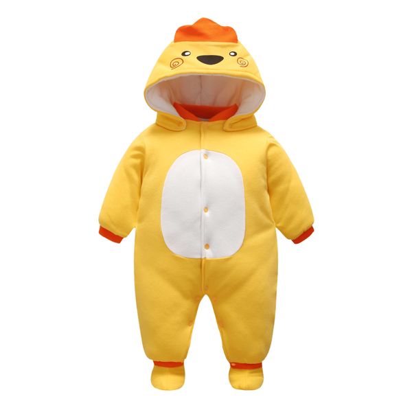 2018 Baby Winter Clothes 2017 Newborn Baby Boy Cartoon Jumpsuit Girl