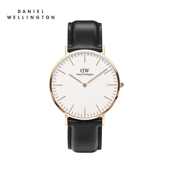 

New fashion Daniel watches Men watches women watch Rose gold Brand TOP Famous Quartz Watch Clock Relogio Montre Femme Wristwatches