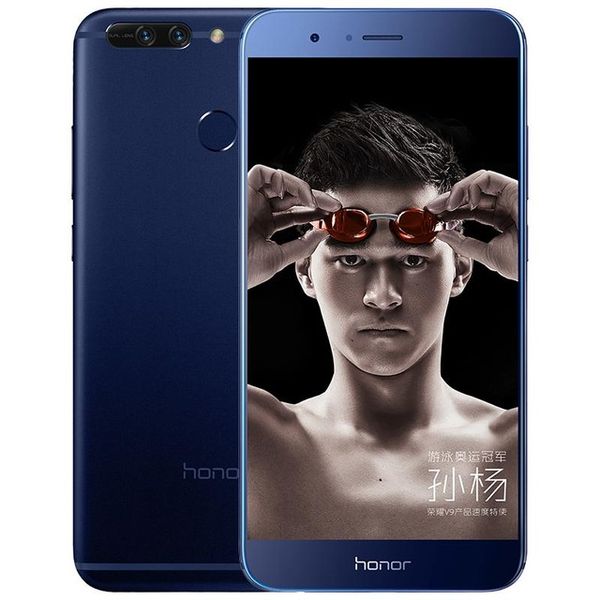 

original huawei honor v9 4g lte cell phone 6gb ram 64gb 128gb rom kirin 960 octa core android 5.7" 12mp fingerprint id nfc otg mobile p