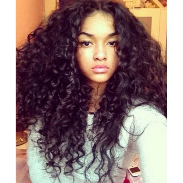 Brazilian Curly Wig Human Hair Glueless U Part Wigs For Black