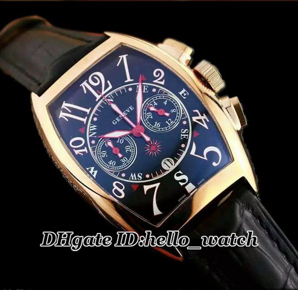 

new mariner 8080 cc at mar gent watch quartz chronograph rose gold bezl mens watch leather strap gents watches, Slivery;brown