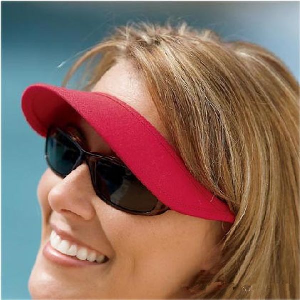 Visiere per occhiali da sole Clip Cap Visiera parasole unisex Colori solidi disponibili per donne e uomini Spedizione gratuita