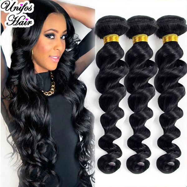 Brazilian Virgin Hair Loose Wave 3 Bundles Unprocessed Virgin