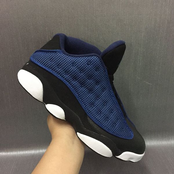 

men 2019 13 low brave blue shoes blue black white 13s sneaker