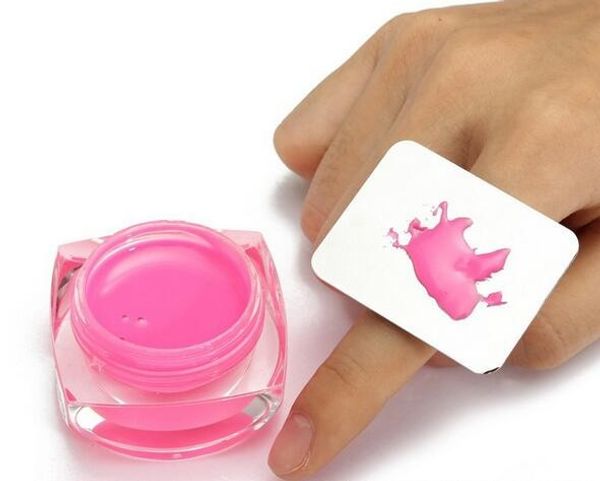 

nail art makeup cosmetic stainless steel paint mix palette ring make up tool, Silver