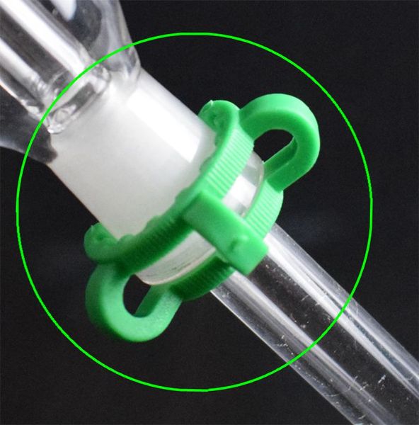 Collettore di nettare caldo per tubi di vetro bong in vetro 10mm 14mm 19mm Keck Clip in plastica, spedizione veloce