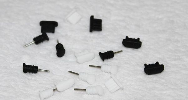 

universal dock plugs and 3.5mm earphone jack plug set for smart phone protection and anti-dust proof