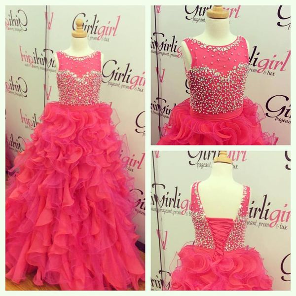 

Aparato de Vestido de Meninas uniquebridalboutique