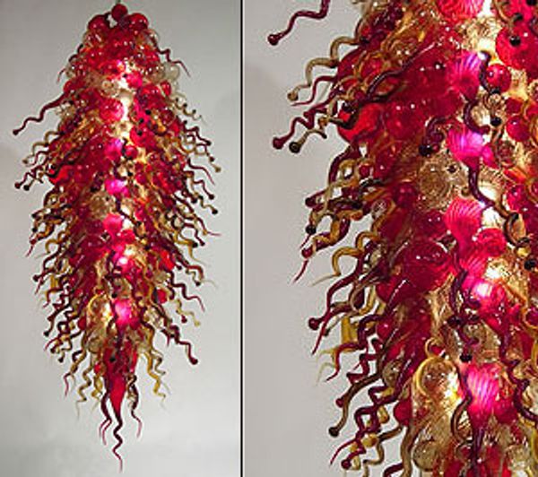 

красный цветное европейский стильный античная ручной работы подвесные светильники для потолка музей home house villa lobby decor