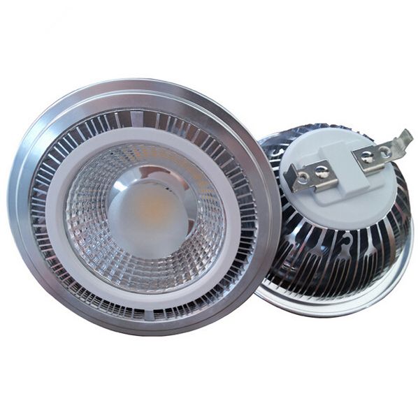 

30pcslot dimmable led spotlight ar111 15w warm cold white cob es111 qr111 g53 110v 120v 220v 230v 240v equal 120w halogen lamp