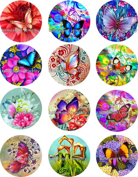 

butterfly snap button jewelry charm popper for snap jewelry good quality 12pcs / lot gl260 jewelry making, Crystal