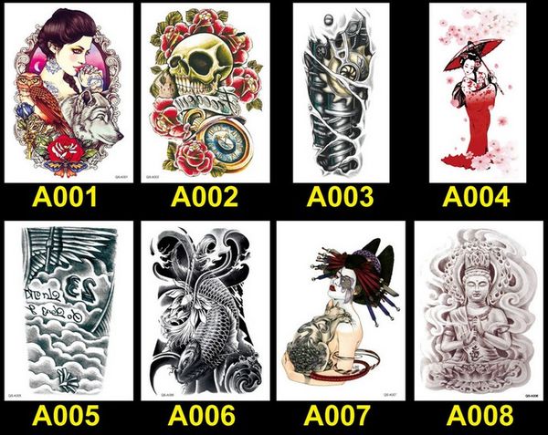 

body art tattoos 100 styles waterproof body tattoos temporary tattoos water transfer tattoos