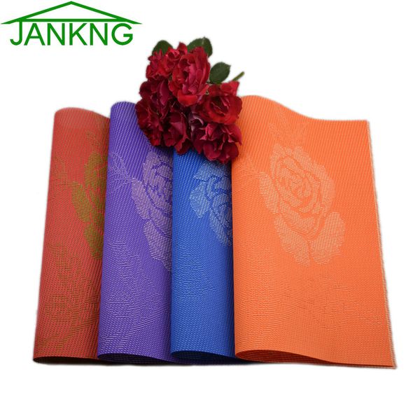 JANKNG 4 Teile/los Blume Silikon Ofen Matte Backformen Wärmedämmung Pad Geschirr Tischsets Küche Tisch Liner Silikon Matten Freeshipping