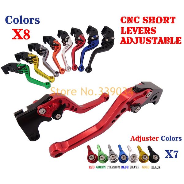 

wholesale-cnc short brake clutch levers for yamaha fz1 fazer fz6r fz8 xj6 fz6 mt-07 09 fz-09