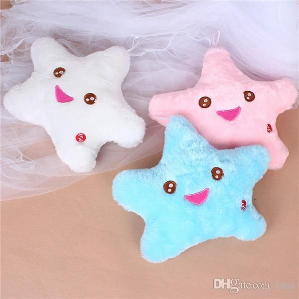 High Quality Cute Colorful Illuminated Star Shaped Led Cushion
