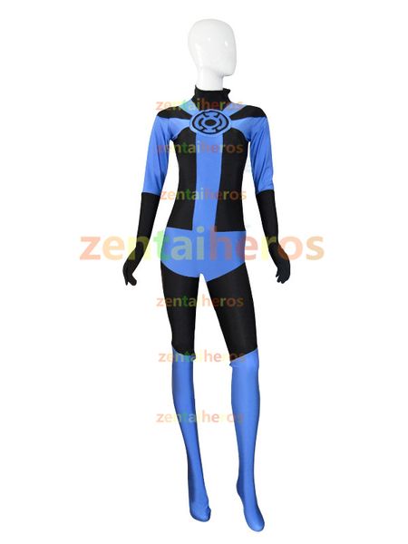

blue lantern crops costume factory sale zentai lantern crops superhero costume spandex zentai suit, Black;red