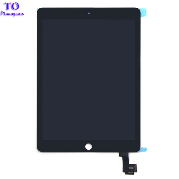White iPad Air 2 A1566 A1567 LCD Display Digitizer Touch Screen Assembly Black